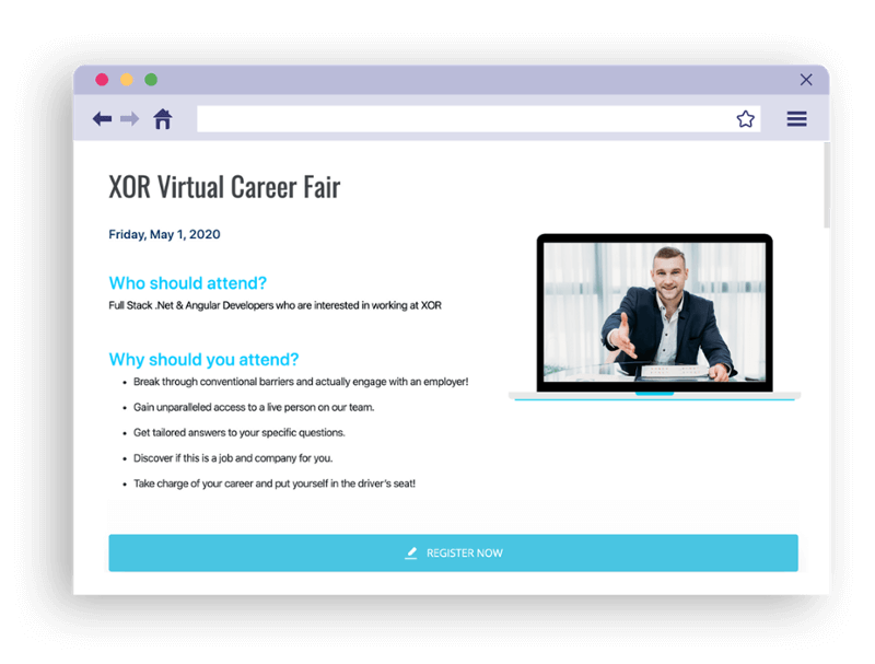 online hiring events